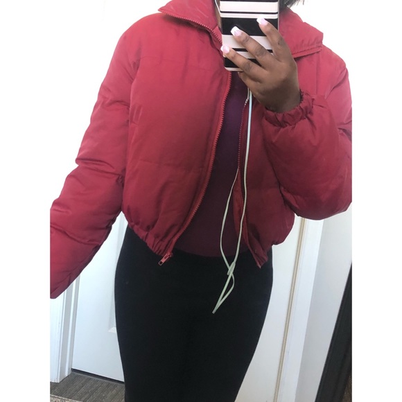 Red Cropped Jacket - Large - Picture 4 of 4